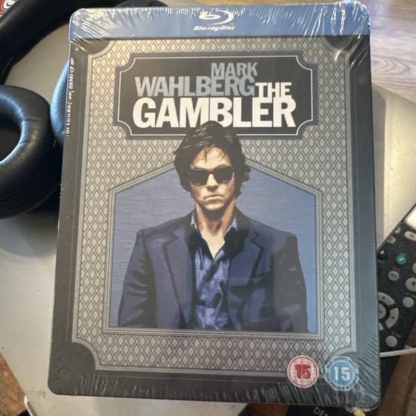 THE GAMBLER Steelbook BluRay Mark Wahlberg Brand New