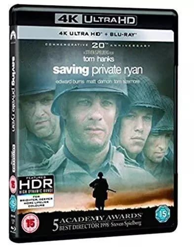 Saving Private Ryan 4k [BLURAY] [Region B] Brand New