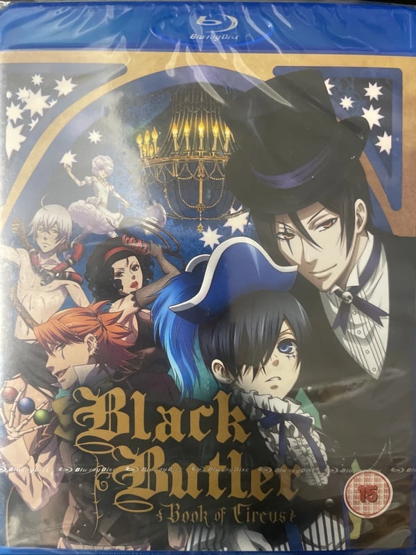 Black Butler Book Of Circus Blu Ray Free Post Brand New