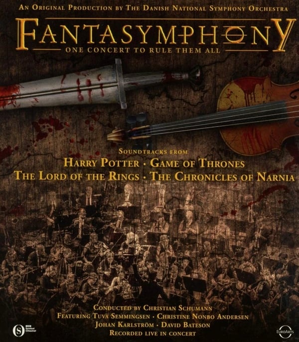 Danish National Symphony Orchestra: Fantasymphony (Bluray) Brand New