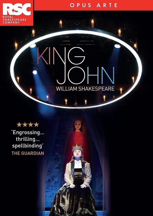 King John: Royal Shakespeare Company (DVD) Bridgitta Roy Ali Gadema Brand New