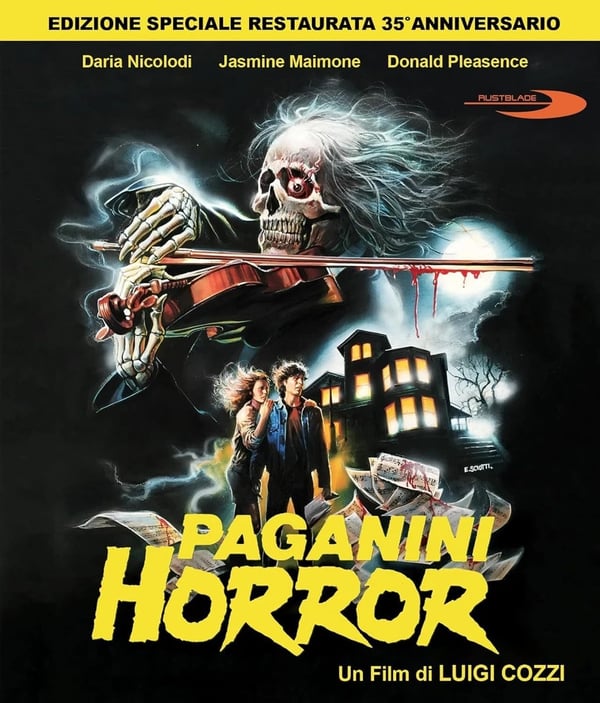 Paganini Horror 35th Anniversary Special Restored Edition (Bluray) Luigi Cozzi Brand New