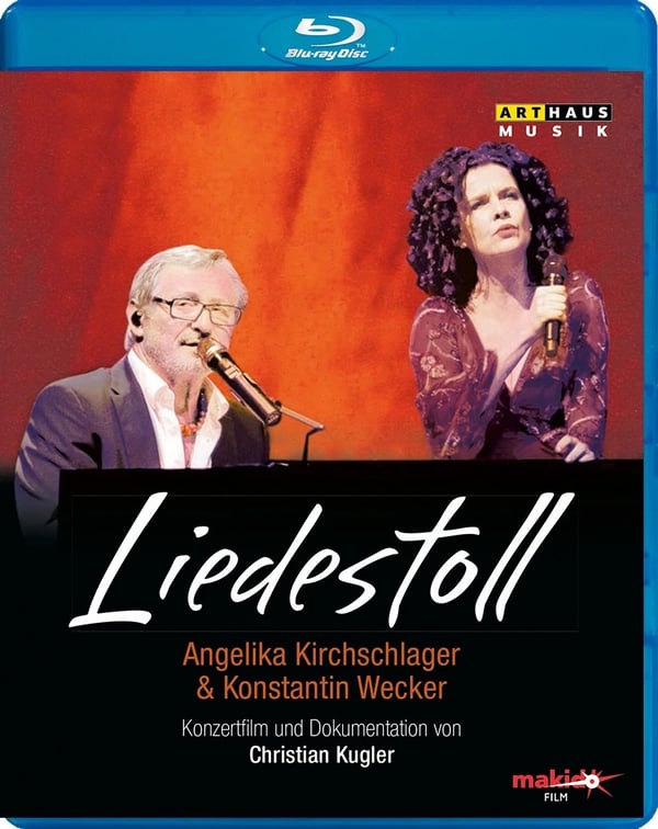 Liedestoll: Angelika Kirchschlager & Konstantin Wecker (Bluray) Kirchschlager Brand New