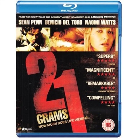 21 Grams (15) 2003 Bluray Region 2 PAL Brand New