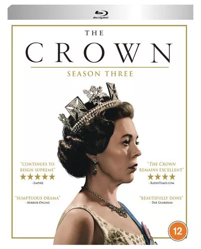 The Crown: Season Three Bluray (2020) Olivia Colman cert 12 4 discs Brand New