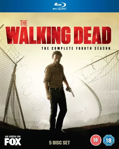 The Walking Dead: The Complete Fourth Season BluRay (2014) Andrew Lincoln cert Brand New