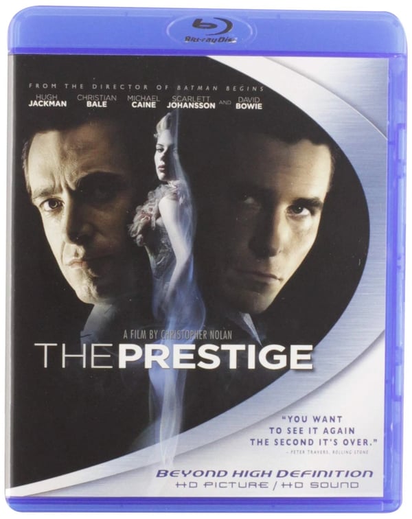 The Prestige (Bluray) Christian Bale Hugh Jackman Michael Caine Ricky Jay Brand New