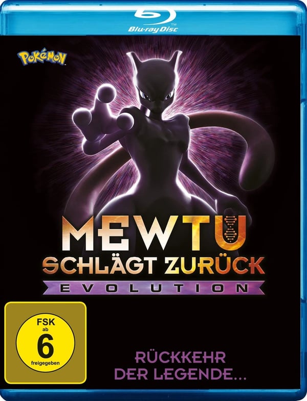 Pokémon: Mewtu schlägt zurück – Evolution (Bluray) Brand New