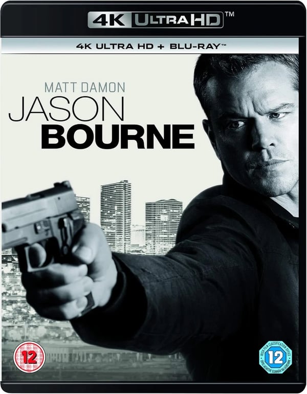 Jason Bourne BluRay (4k Ultra HD) Brand New