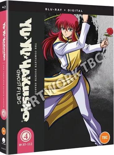 Yu Yu Hakusho: Season 4 Bluray (2022) Noriyi Abe cert 15 4 discs Brand New
