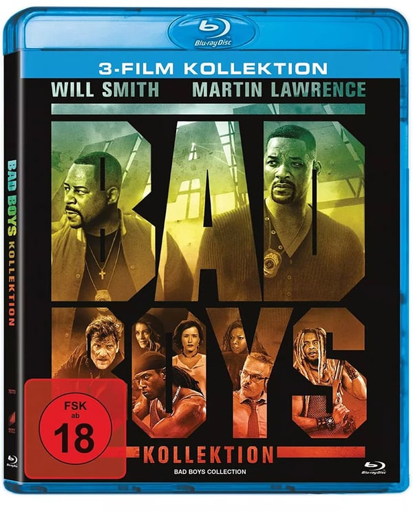 BAD BOYS TRILOGY 1 2 3 Will Smith / Martin Lawrence Region B BluRay Brand New