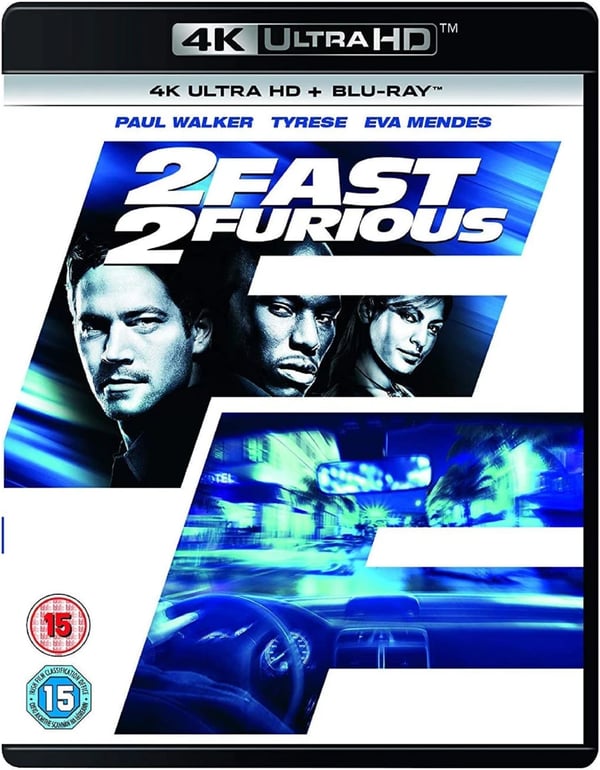 Fast and the Furious Part 2 II 4K UHD Ultra High Definition Movie Film Releas Brand New