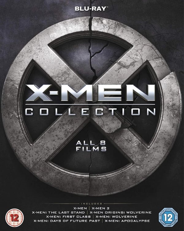 XMEN COLLECTION BLU RAY 8 Movies Hugh Jackman R2 Brand New