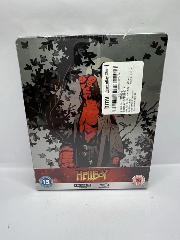 HELLBOY (2019) 4k UHD AND BLU RAY STEELBOOK, Brand New