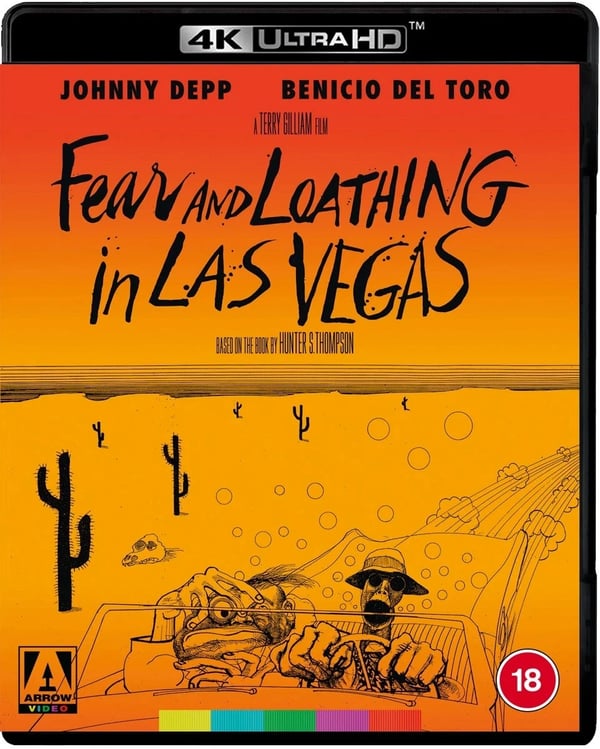 FEAR AND LOATHING IN LAS VEGAS 4K UHD + BLU RAY JOHNNY DEPP Brand New