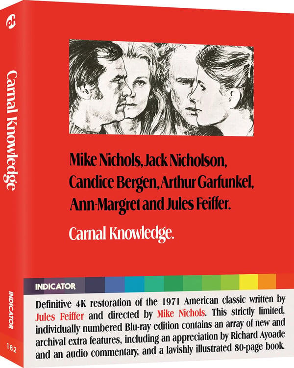 Carnal Knowledge [18] Bluray Brand New