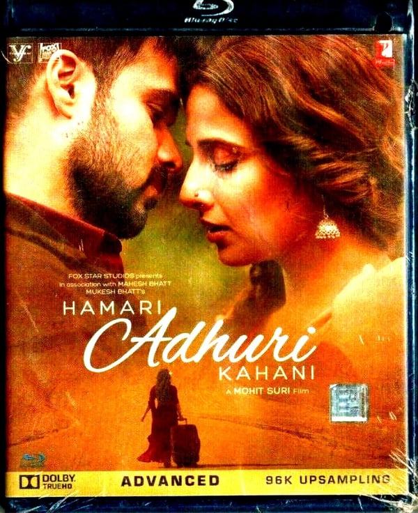 HAMARI ADHURI KAHANI EMRAAN HASHMI, VIDYA BOLLYWOOD BLU RAYENGLISH SUBTITLES Brand New