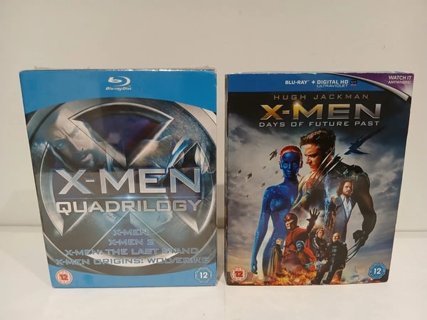 XMEN QUADRILOGY BLURAY BOX SET MOVIES 1 2 3+ WOLVERINE AND DAYS OF FUTURE PAST Brand New