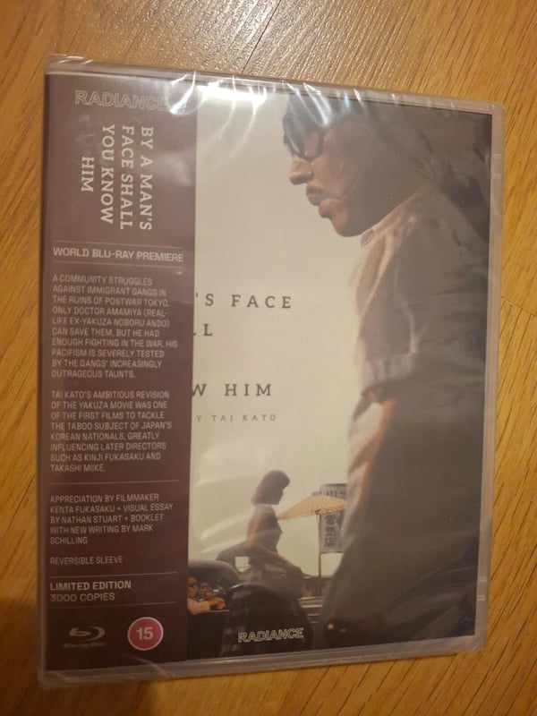 BY A MAN'S FACE SHALL YOU KNOW HIM Limited Ed BluRay RADIANCE Brand New