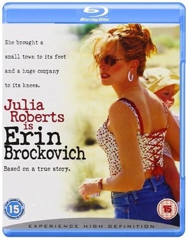 Erin Brockovich (15) 2000 Bluray Region 2 PAL Brand New