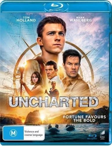 RUBEN FLEISCHER: UNCHARTED Region B Blu Ray Brand New