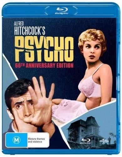 PSYCHO (1960): 60TH ANNIVERSARY EDITION (PSYCHO/PSYCHO UNCUT) Region B Blu Ray Brand New