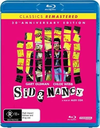 SID & NANCY 30TH ANNIVERSARY EDITION (CLASSICS REMASTERED) Region B Blu Ray Brand New