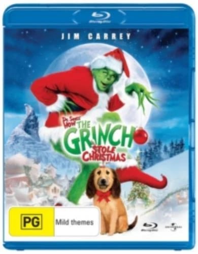 HOW THE GRINCH STOLE CHRISTMAS (2000) (DR SEUSS') (15TH AN Region Free Blu Ray Brand New