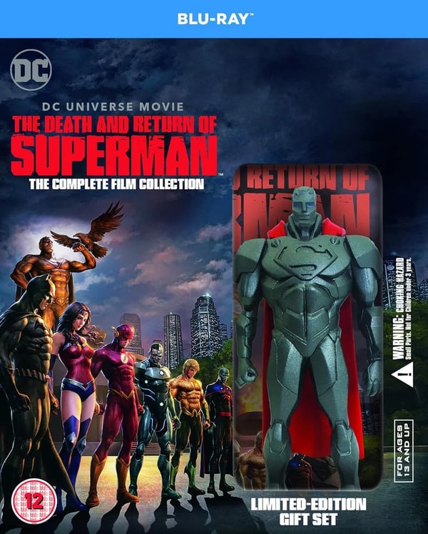 The Death and Return of Superman [Limited Edition With Steel Figurine] [Bluray] Brand New