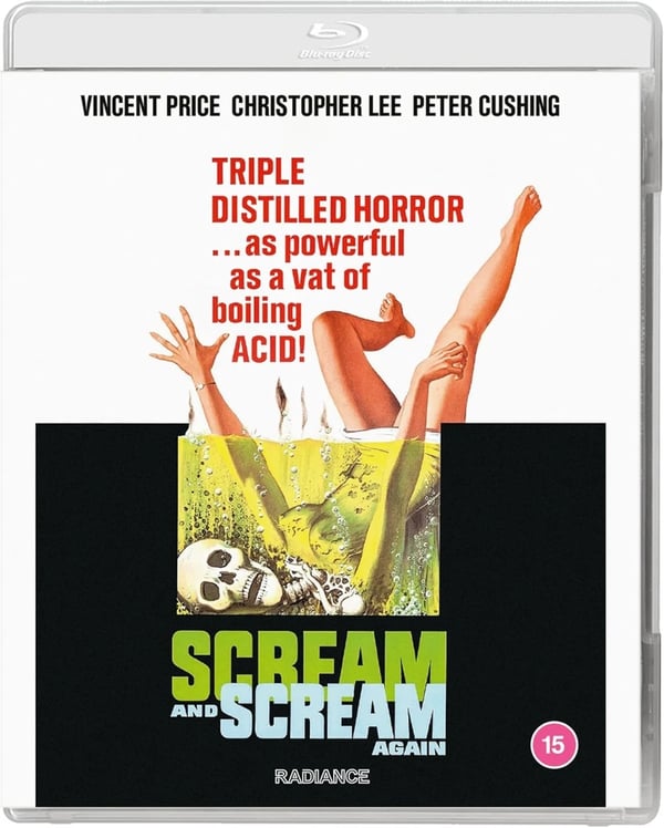 Scream and Scream Again (15) 1970 Bluray Brand New