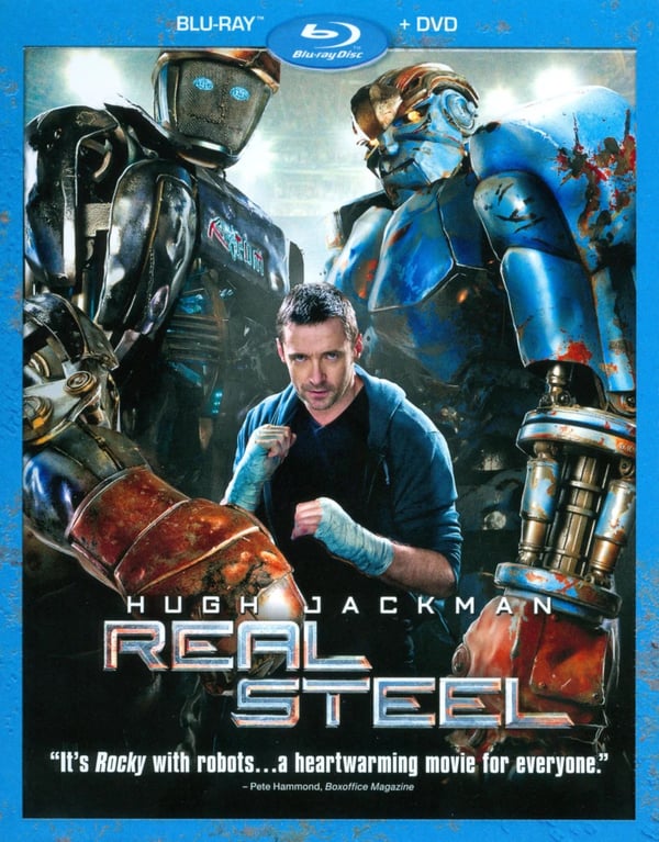 REAL STEEL 2PC W/DVD / SUB WS Bluray Brand New