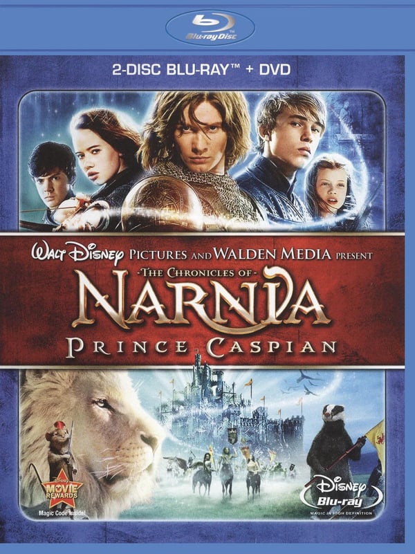CHRONICLES OF NARNIA: PRINCE CASPIAN 2010 / Region A Bluray Brand New