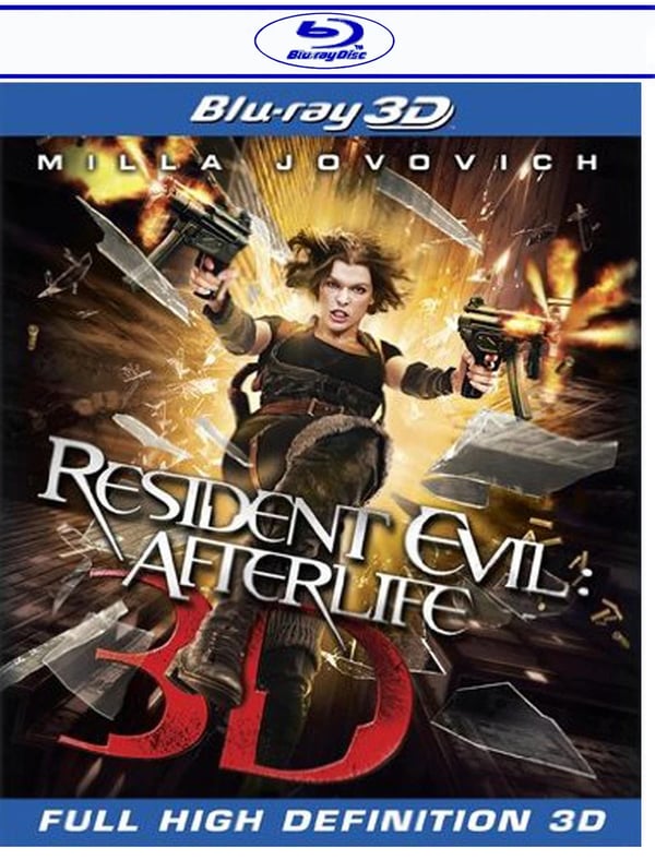 RESIDENT EVIL: AFTERLIFE 2010 / Region A Bluray 3D Brand New