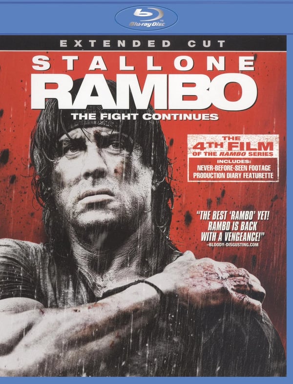 RAMBO: THE FIGHT CONTINUES 2010 / Region A Bluray Brand New