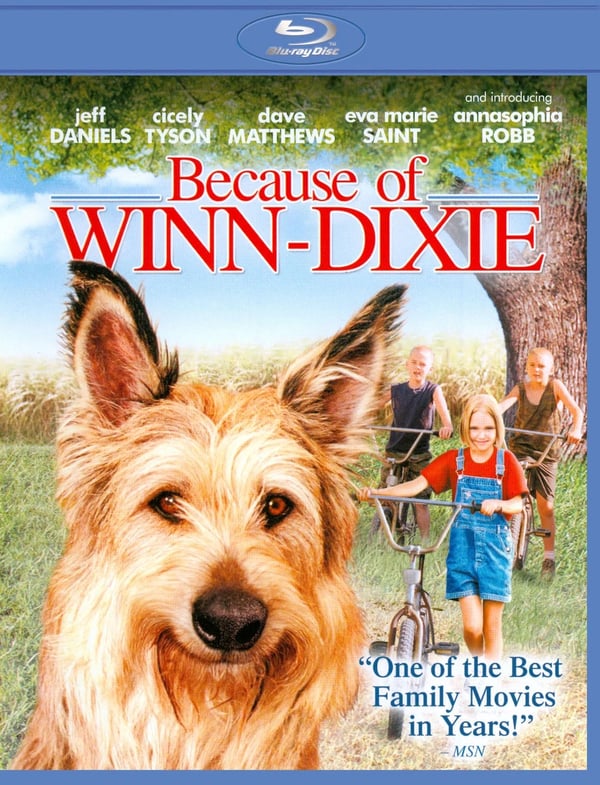 BECAUSE OF WINN DIXIE 2011 / Region A Bluray Brand New BECAUSE OF WINN DIXIE 2011 / Region A Bluray Brand New