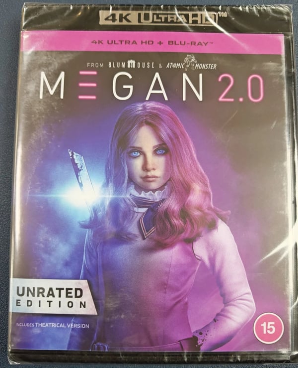 M3GAN 2.0 [15] 4K UHD + BluRay Brand New