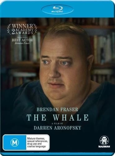DARREN ARONOFSKY: THE WHALE Region B Blu Ray Brand New