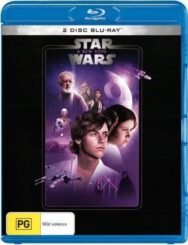 STAR WARS IV A HOPE Region B Blu Ray Brand New STAR WARS IV A HOPE Region B Blu Ray Brand New