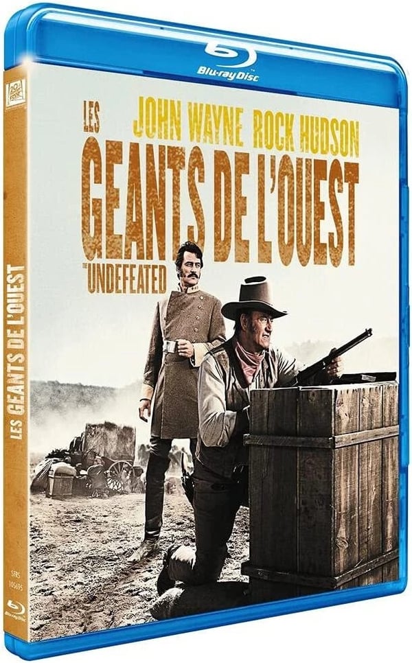 THE UNDEFEATED (1969) BLU RAY B JOHN WAYNE, ROCK HUDSON Brand New