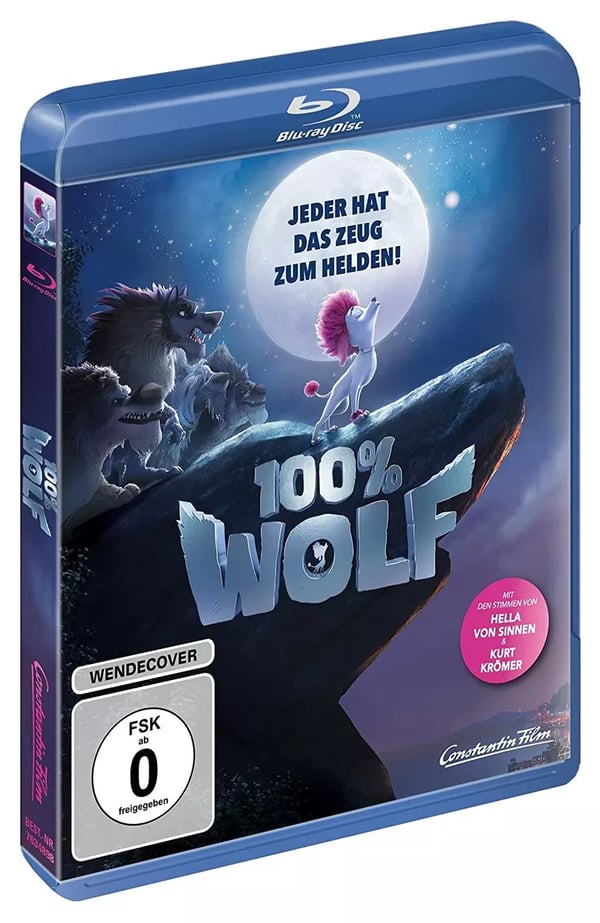 100% WOLF 2020 / Animation / Loren Gray / Adriane Daff Region B Blu Ray Brand New
