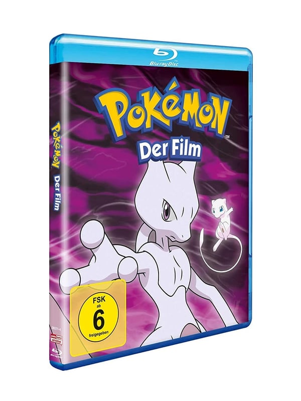 POKEMON: THE FIRST MOVIE: MEWTWO STRIKES BACK 1998 Region B Bluray Brand New