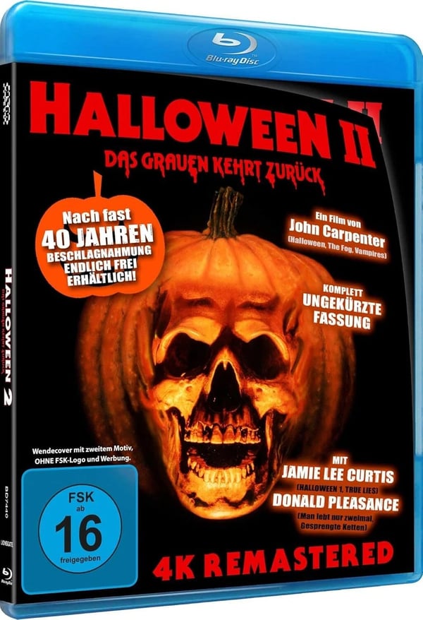 HALLOWEEN II 2 1981 / REMASTERED IN 4K / Jamie Lee Curtis Region B Bluray Brand New