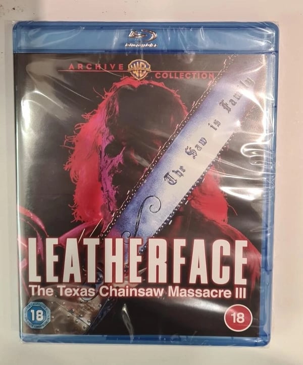 BLURAY LEATHERFACE THE TEXAS CHAINSAW MASSACRE III STOCK Brand New