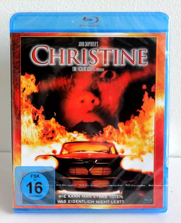 CHRISTINE BLU RAY Keith Gordon John Stockwell Alexandra Movie R2 Brand New