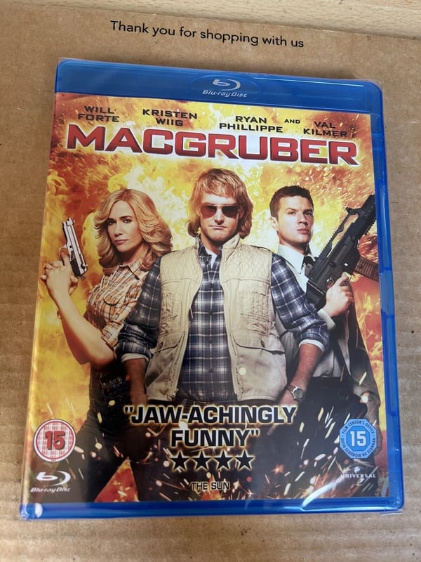 MacGruber (2010) Will Forte Kristen Wiig Rare Bluray Brand New