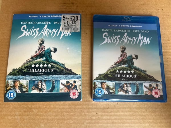 Swiss Army Man (2016) Reg B Blu Ray Daniel Radcliffe + Slip Brand New