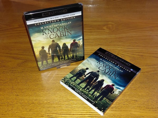 KNOCK AT THE CABIN 4K Ultra HD Bluray US region a free (rare OOP slipcover) Brand New
