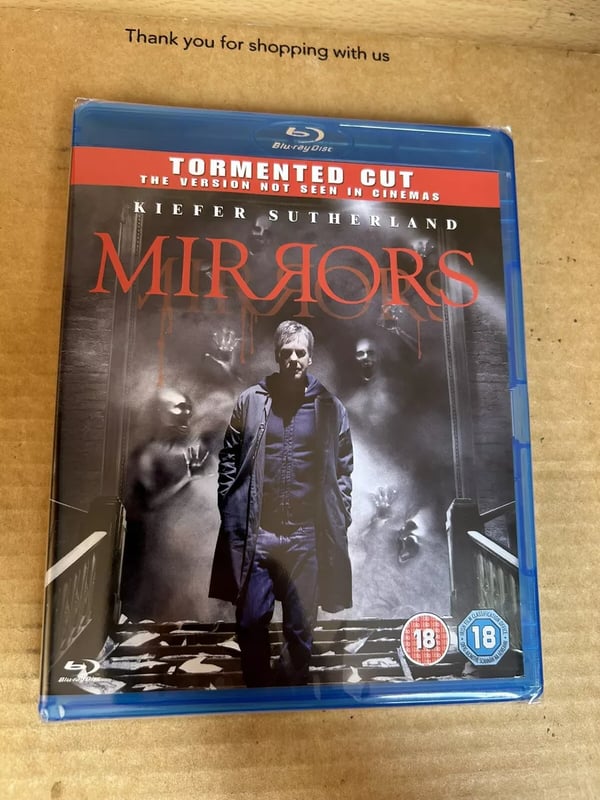 MIRRORS (2008) Rare Reg B BluRay Kiefer Sutherland Alexandre Aja Brand New
