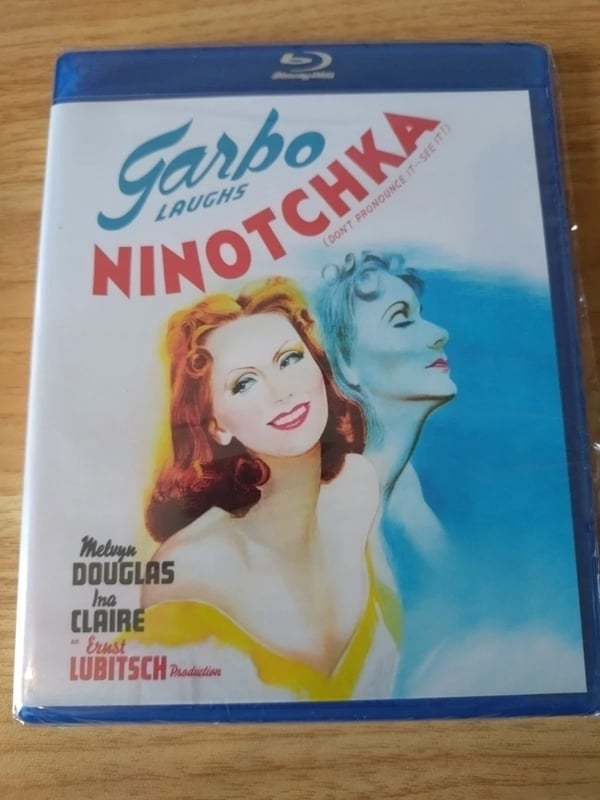 Ninotchka (1939) blu ray Greta Garbo Classic Brand New