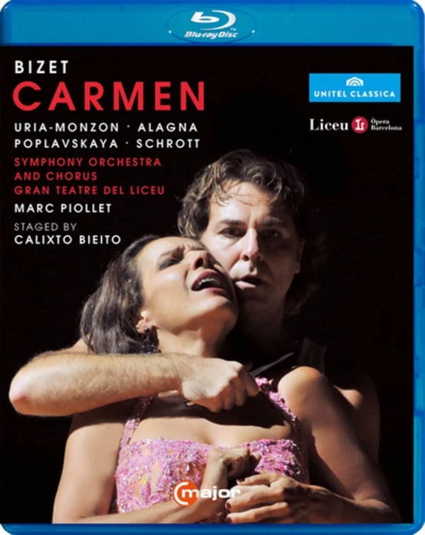 Bizet: Carmen (Bluray) Beatrice UriaMonzon Roberto Alagna Marina Poplavskaya Brand New